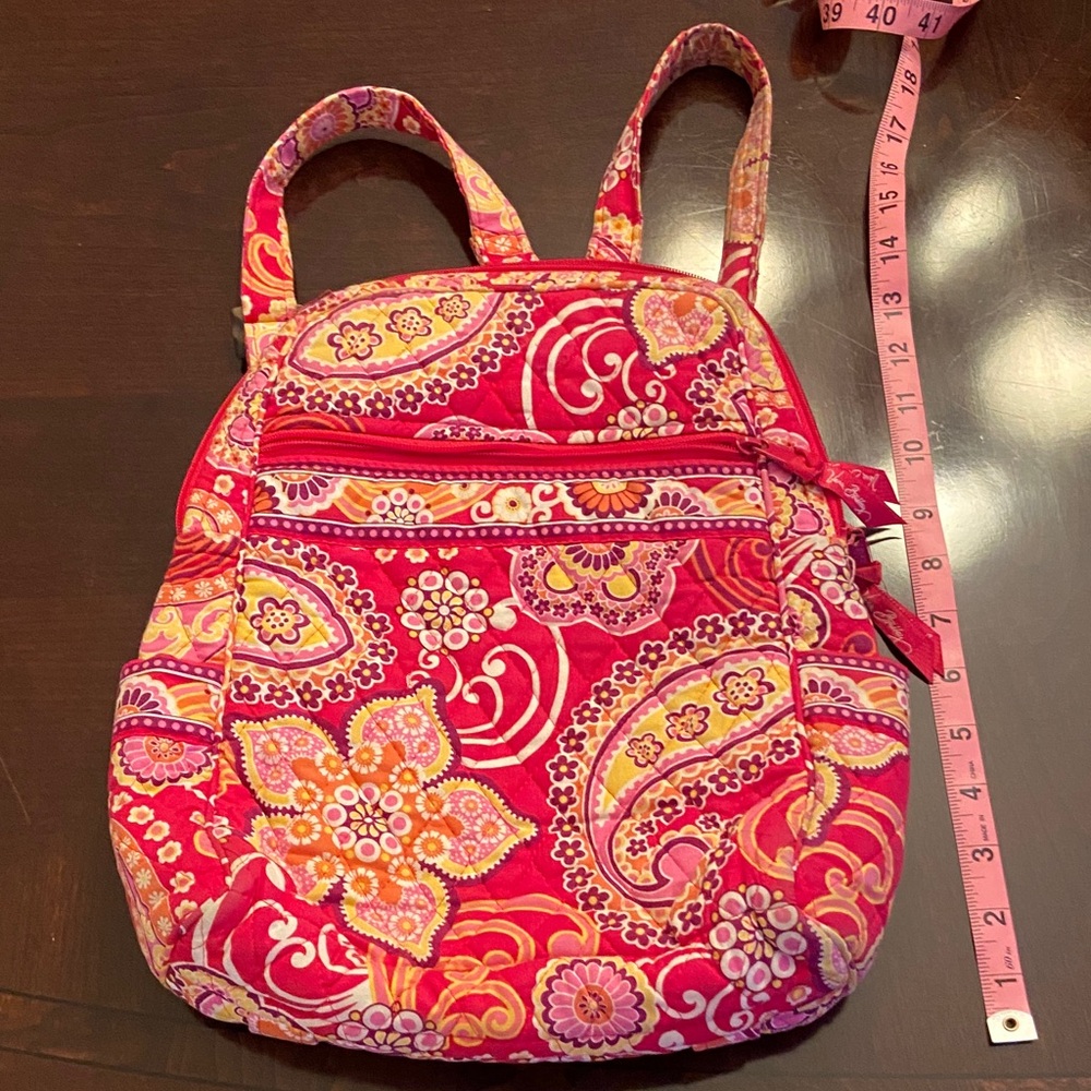 Vera Bradley Vibrant Pink Paisley Backpack